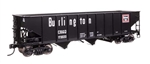 Walthers 56744 HO 70-Ton AAR 3-Bay Open Hopper Chicago, Burlington & Quincy #173141