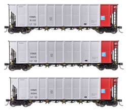 Walthers 56873 HO 50' RD-4 Hopper 3-Pack Commonwelath Edison COMX #9013 9094 9100