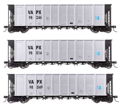Walthers 56882 HO 50' RD-4 Hopper 3-Pack Virginia Power VAPX #98022 98052 98155