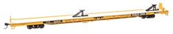 Walthers 5738 HO 89' Channel Side Flatcar Trailer-Train #150788 Yellow Black 40' Trailer Service