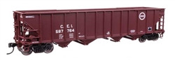 Walthers 57803 HO 50' 100-Ton 4-Bay Hopper Chicago & Eastern Illinois #587908