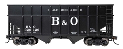 Walthers 6811 HO 36' Wood Chip Hopper Baltimore & Ohio #320126