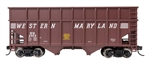 Walthers 6821 HO 36' Wood Chip Hopper Western Maryland #2903 Boxcar Red