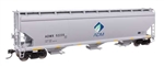 Walthers 7739 HO 60' NSC 5150 3-Bay Covered Hopper Archer-Daniels-Midland #52343