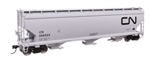 Walthers 7745 HO 60' NSC 5150 3-Bay Covered Hopper Canadian National #386573