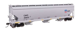 Walthers 7746 HO 60' NSC 5150 3-Bay Covered Hopper Union Pacific #20615