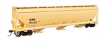 Walthers 7750 HO 60' NSC 5150 3-Bay Covered Hopper Dakota, Minnesota & Eastern #51329