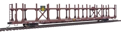 Walthers 8006 HO 89' Flatcar w/Bi-Level Open Auto Rack Baltimore & Ohio Rack Trailer Train Flatcar TTBX #962934