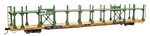 Walthers 8032 HO 89' Flatcar w/Bi-Level Open Auto Rack Burlington Northern #963917