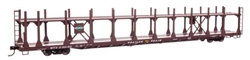 Walthers 8038 HO 89' Flatcar w/Bi-Level Open Auto Rack Illinois Central #901187