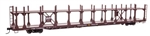Walthers 8048 HO 89' Flatcar w/Bi-Level Open Auto Rack Western Pacific #930246