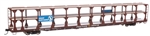 Walthers 8211 HO 89' Flatcar w/Tri-Level Open Auto Rack Great Northern Rack Trailer-Train Flatcar RTTX #501917