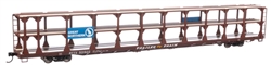 Walthers 8212 HO 89' Flatcar w/Tri-Level Open Auto Rack Great Northern Rack Trailer-Train Flatcar RTTX #501922
