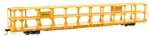 Walthers 8220 HO 89' Flatcar w/Tri-Level Open Auto Rack St. Louis San Francisco Rack Trailer-Train Flatcar #913646