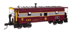 Walthers 8676 HO International Bay Window Caboose Erie Lackanwanna #C312