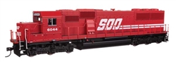 Walthers 9773 HO EMD SD60 Spartan Cab Standard DC Soo Line #6052