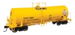 Walthers 100067 HO 40' Trinity 14,000-Gallon Molten Sulfur Tank Car TCPX #70065