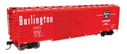 Walthers 101673 HO 50' AAR Double-Door Boxcar Chicago Burlington & Quincy #48522