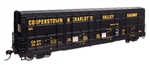 Walthers 101943 HO 56' Thrall All-Door Boxcar Coppertown and Charlotte Valley #28077