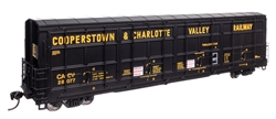 Walthers 101943 HO 56' Thrall All-Door Boxcar Coppertown and Charlotte Valley #28077