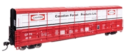 Walthers 101945 HO 56' Thrall All-Door Boxcar Canfor Red #4659