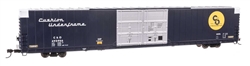 Walthers 102113 HO 86' Pullman-Standard Double-Door Hi-Cube Boxcar Chesapeake & Ohio #493949