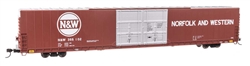 Walthers 102122 HO 86' Pullman-Standard Double-Door Hi-Cube Boxcar Norfolk & Western #355157