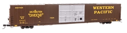 Walthers 102130 HO 86' Pullman-Standard Double-Door Hi-Cube Boxcar Western Pacific #86043