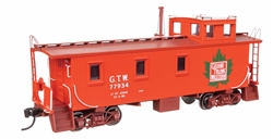 Walthers 103262 HO 30' GTW Style Wood Caboose with Offset Coupola Grand Trunk Western (Early) #77946