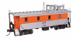Walthers 103266 HO 30' GTW Style Wood Caboose with Offset Coupola Western Pacific #754