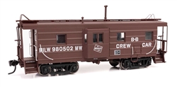 Walthers 103659 HO Milwaukee Road Rib Sided Caboose Milwaukee Road #980502 Buildings & Bridges