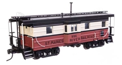 Walthers 103661 HO Milwaukee Road Rib Sided Caboose St. Maries River Railroad #996