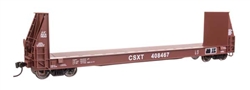 Walthers 104517 HO 50' Sieco Pulpwood Flatcar CSX #408467