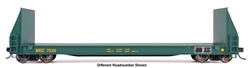 Walthers 104535 HO 50' Sieco Pulpwood Flatcar Maine Central #7550