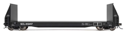 Walthers 104537 HO 50' Sieco Pulpwood Flatcar Seaboard Coast Line #412417