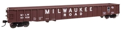 Walthers 105418 HO 65' Thrall Mill Gondola Milwaukee Road #93846