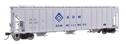 Walthers 106173 HO 55' Evans 4780 Covered Hopper ADM-Milling UELX #60211
