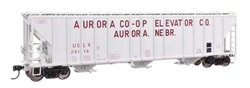Walthers 106178 HO 55' Evans 4780 Covered Hopper Aurora Coop USLX #26116