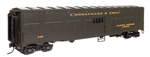 Walthers 10842 HO C&O-Style Express Boxcar Troop Sleeper Conversion Chesapeake & Ohio Green #373