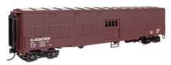 Walthers 10851 HO C&O-Style Express Boxcar Troop Sleeper Conversion MOW Tuscan #X-41267MW