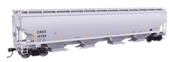 Walthers 110318 HO 67' Trinity 6351 4-Bay Covered Hopper Chicago Freight Car Leasing Co CRDX #15214
