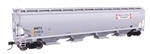 Walthers 110323 HO 67' Trinity 6351 4-Bay Covered Hopper Midwest DDG Transport MWTX #212676