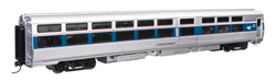 Walthers 12320 HO 85' Viewliner I Sleeper Lighted Amtrak Phase VI Early #62040 Summer view