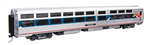 Walthers 12321 HO 85' Viewliner I Sleeper Lighted Amtrak Ph VII Travelmark #62005 Calumet River