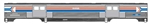 Walthers 92013071 HO 73' Budd Baggage Car Amtrak Phase I #1049