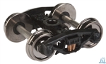 Walthers 2008 HO Sprung Trucks w/33" Metal Wheels & Axles Bettendorf 1 Pair
