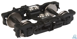 Walthers 2104 HO GSC 41-N-11 Passenger Trucks w/Clasp Brake Black 1 Pair