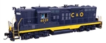 Walthers 42727 HO EMD GP9 Phase II LokSound 5 Sound and DCC Chesapeake & Ohio #6029