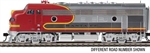 Walthers 47924 HO EMD F7B Standard DC Santa Fe #307A