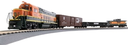 Walthers 1210 HO Flyer Express Fast-Freight Train Set Burlington Northern Santa Fe